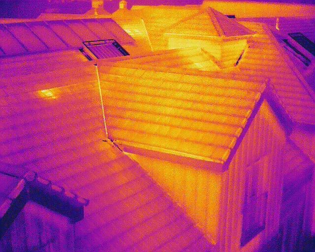 Thermal Imaging Roof Survey Image Farnborough